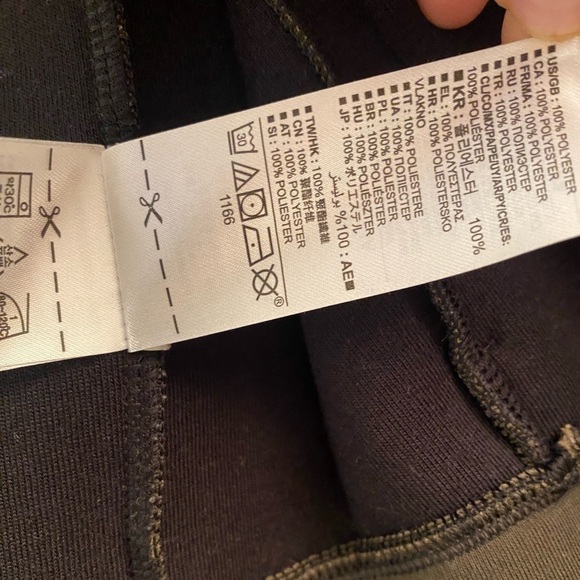 GapFit Scuba Olive Green Bomber Athleisure Jacket With Pockets Size Small - Picture 5 of 6